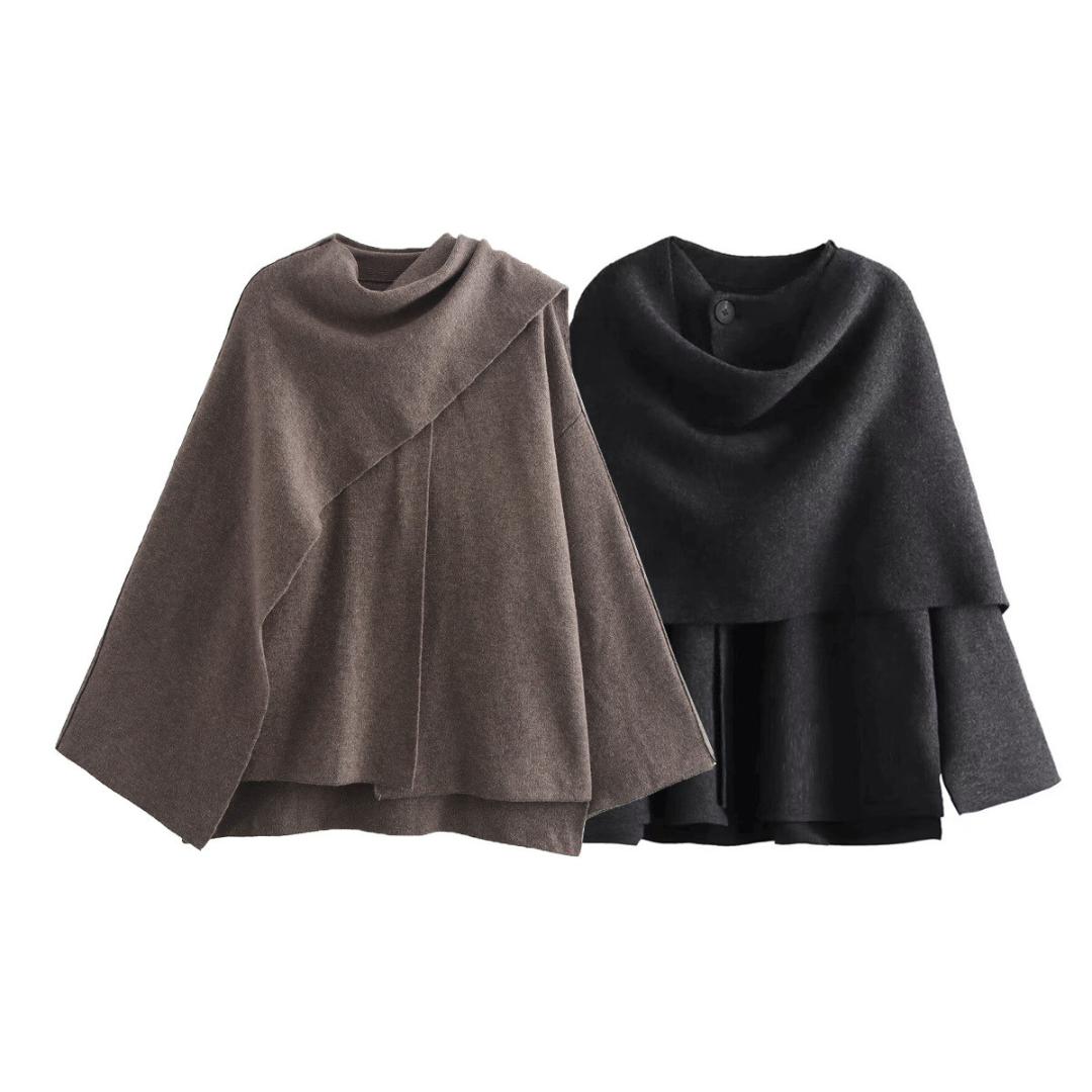 Melara Cape Coat | Trendy Dames Cape