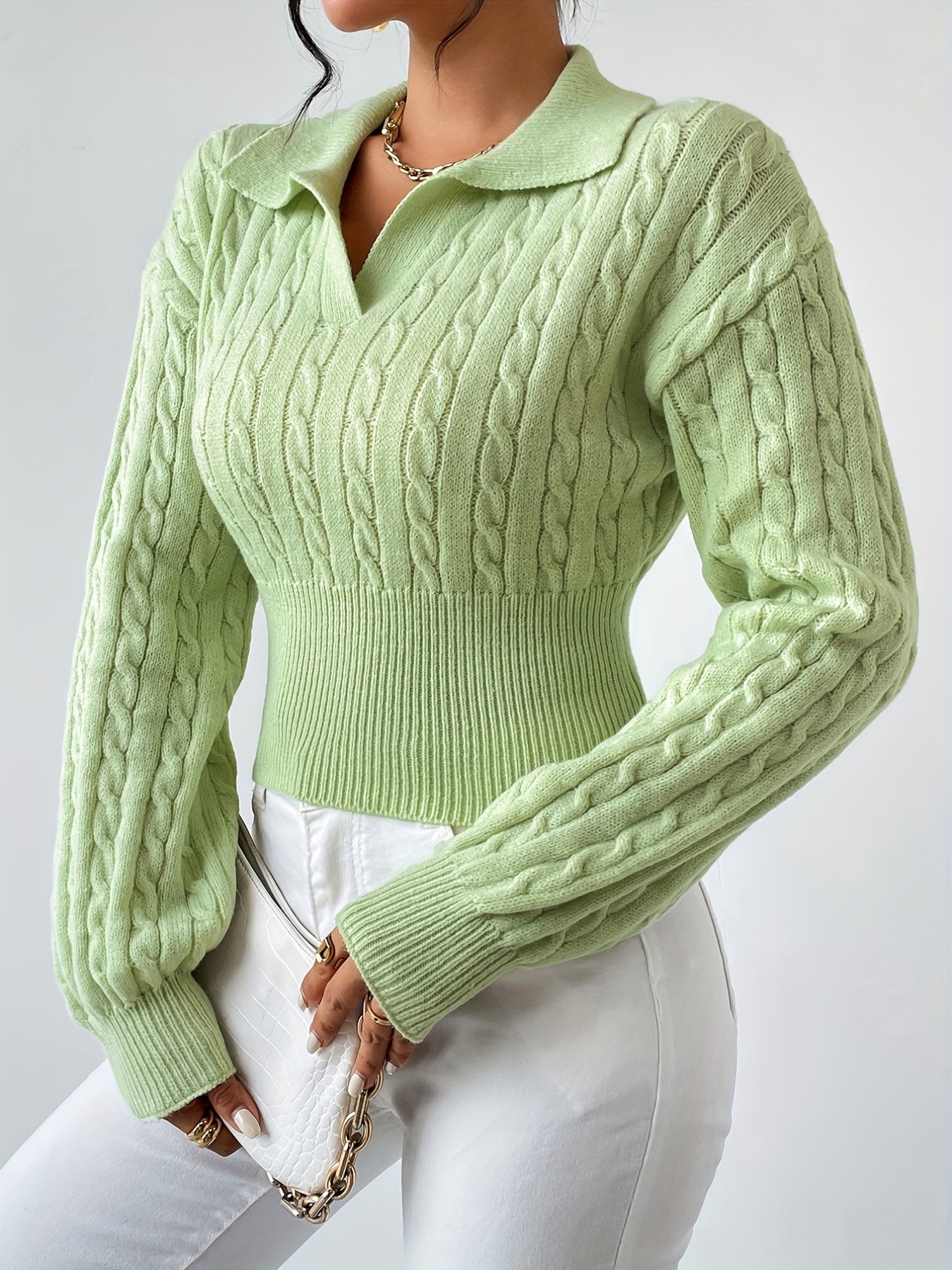 YunaWear | Elira Knit Polo Top