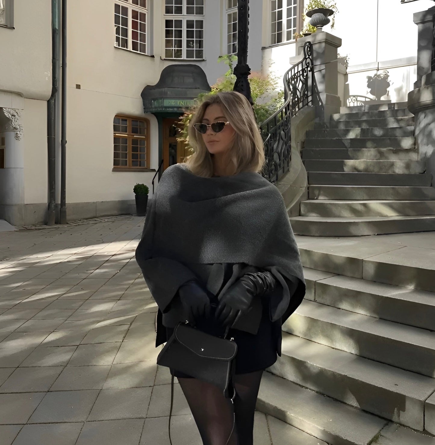Melara Cape Coat | Trendy Dames Cape