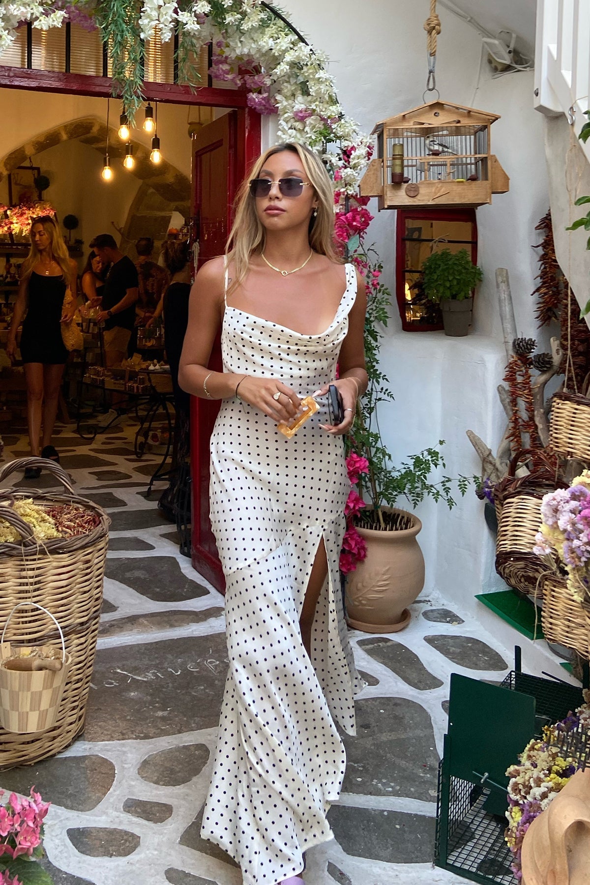 Dotted Moment Polka Dot - Maxi Jurk