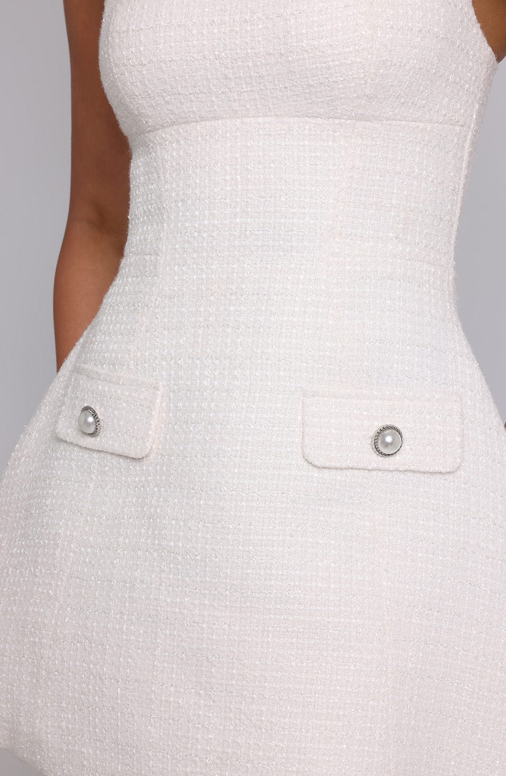 Bessie Mini Jurk - Ivory