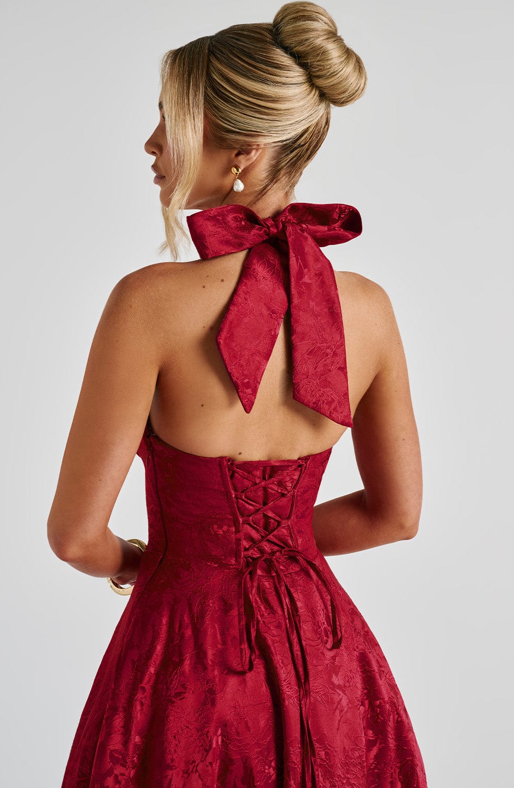 Effie Midi Jurk - Rood