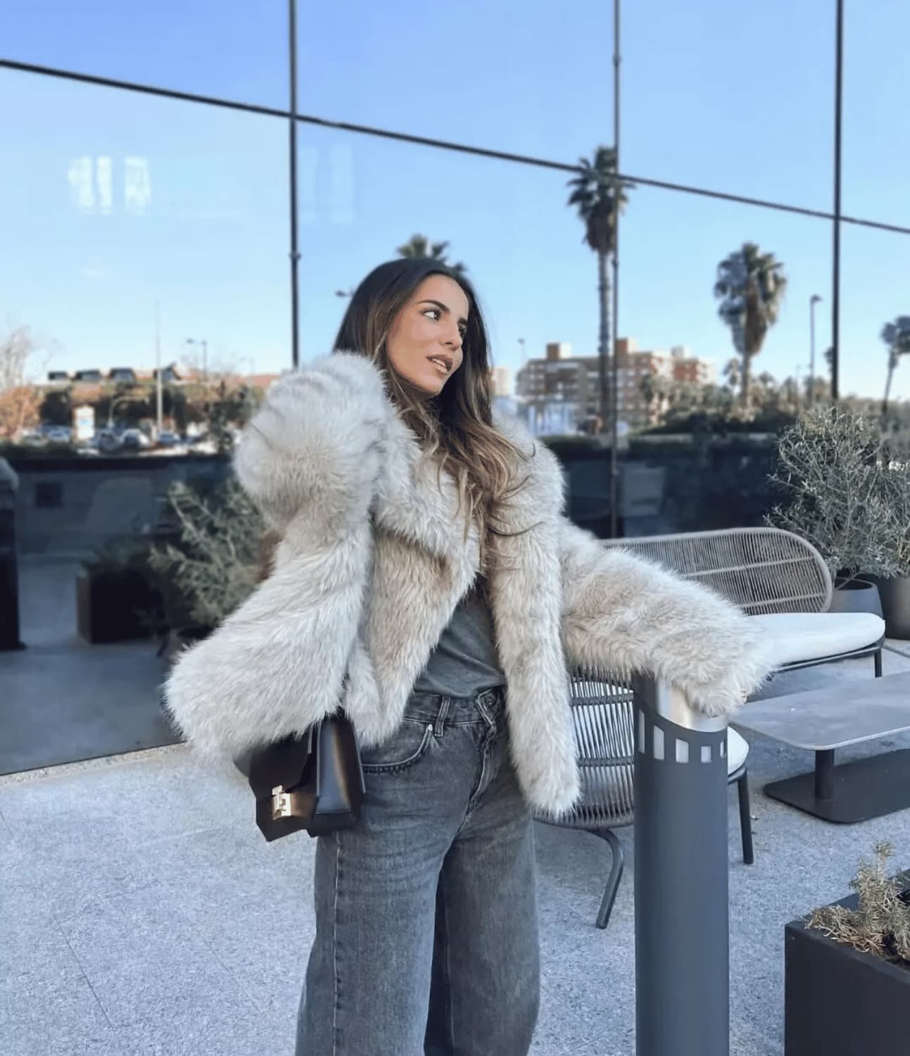 Lune | Faux Fur Coat