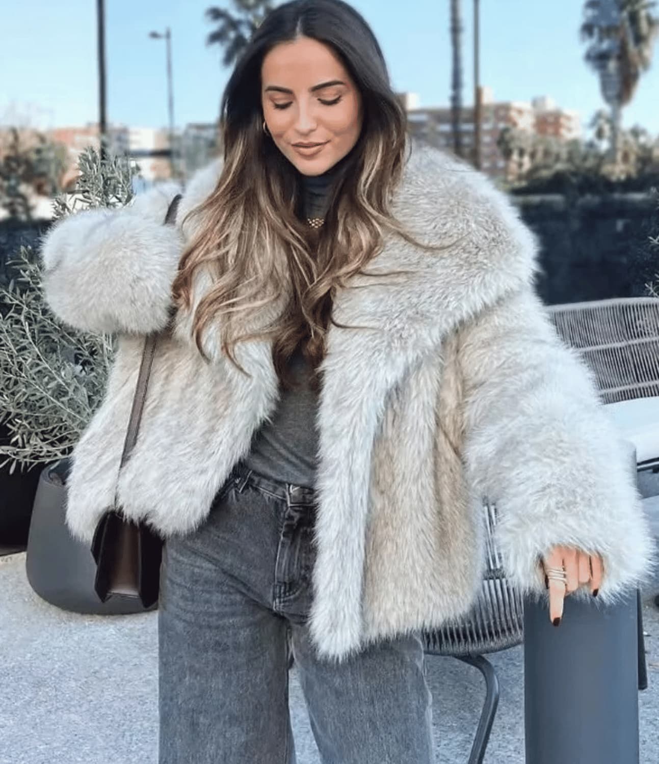 Lune | Faux Fur Coat