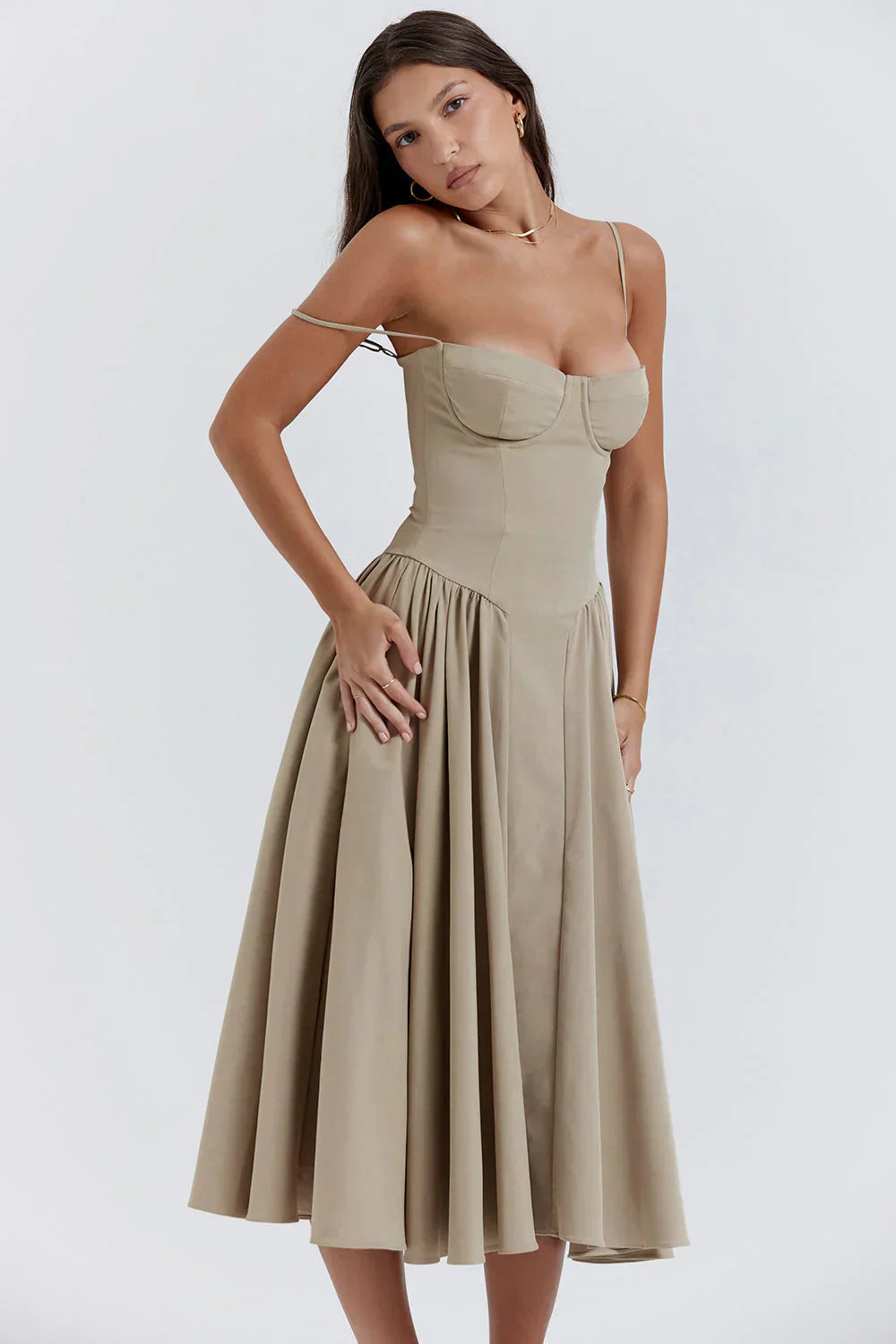 Corset Detail zomer jurk