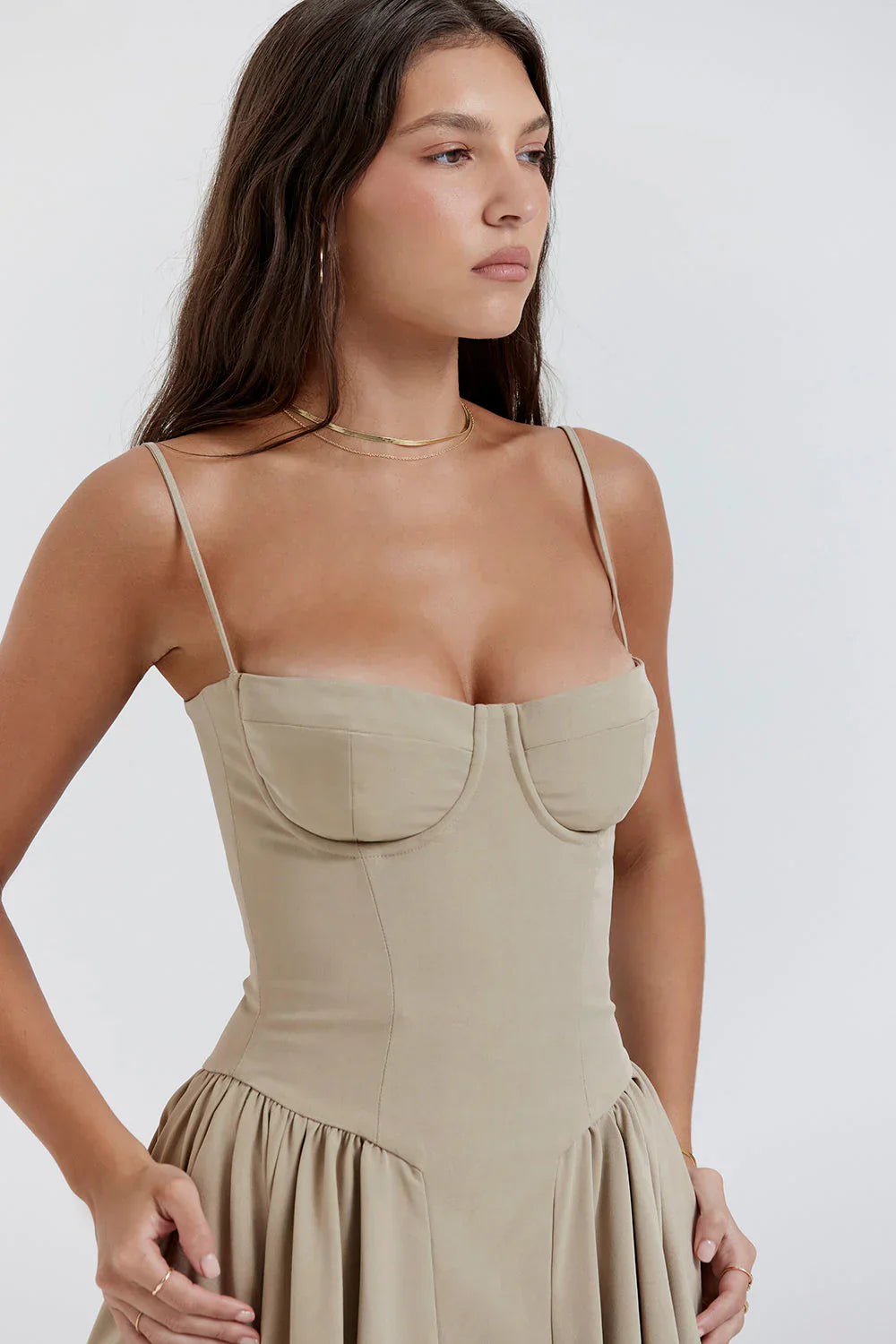 Corset Detail zomer jurk