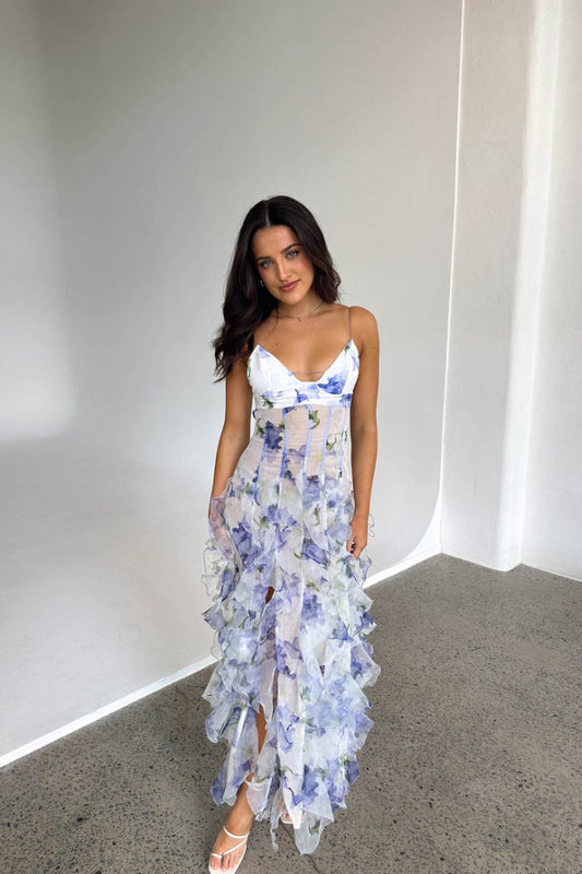 Bloemen - maxi jurk