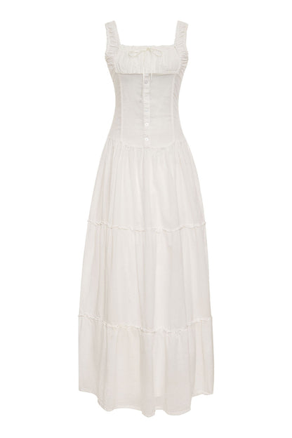 Christabelle Ruffle Maxi Dress - Sunrose