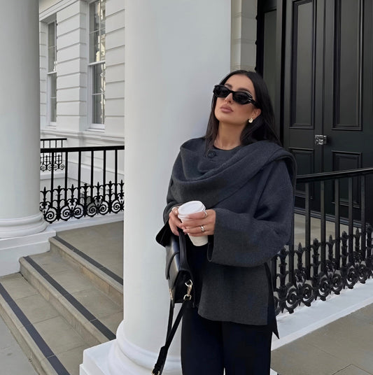 Melara Cape Coat | Trendy Dames Cape