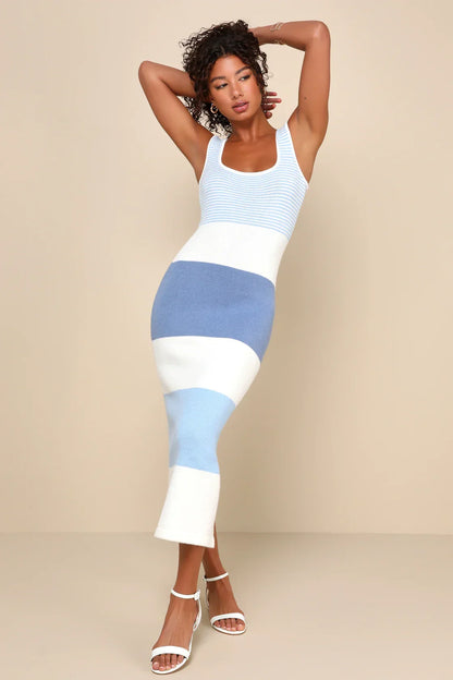 Striped - Maxi Jurk