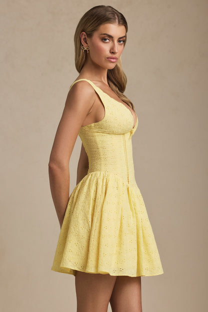 Broderie - Mini Jurk