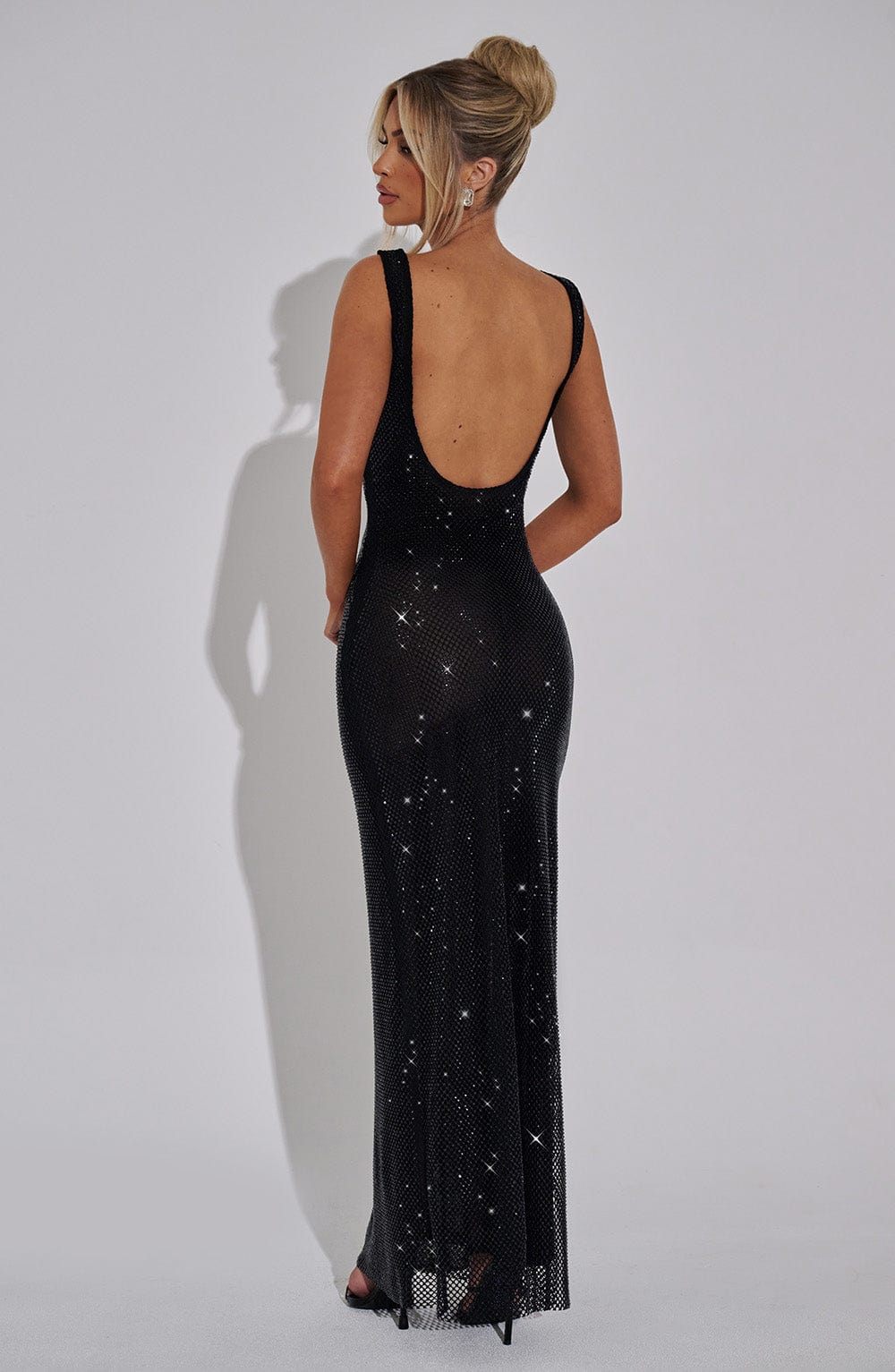 Vivienne – Elegante maxi glitter jurk