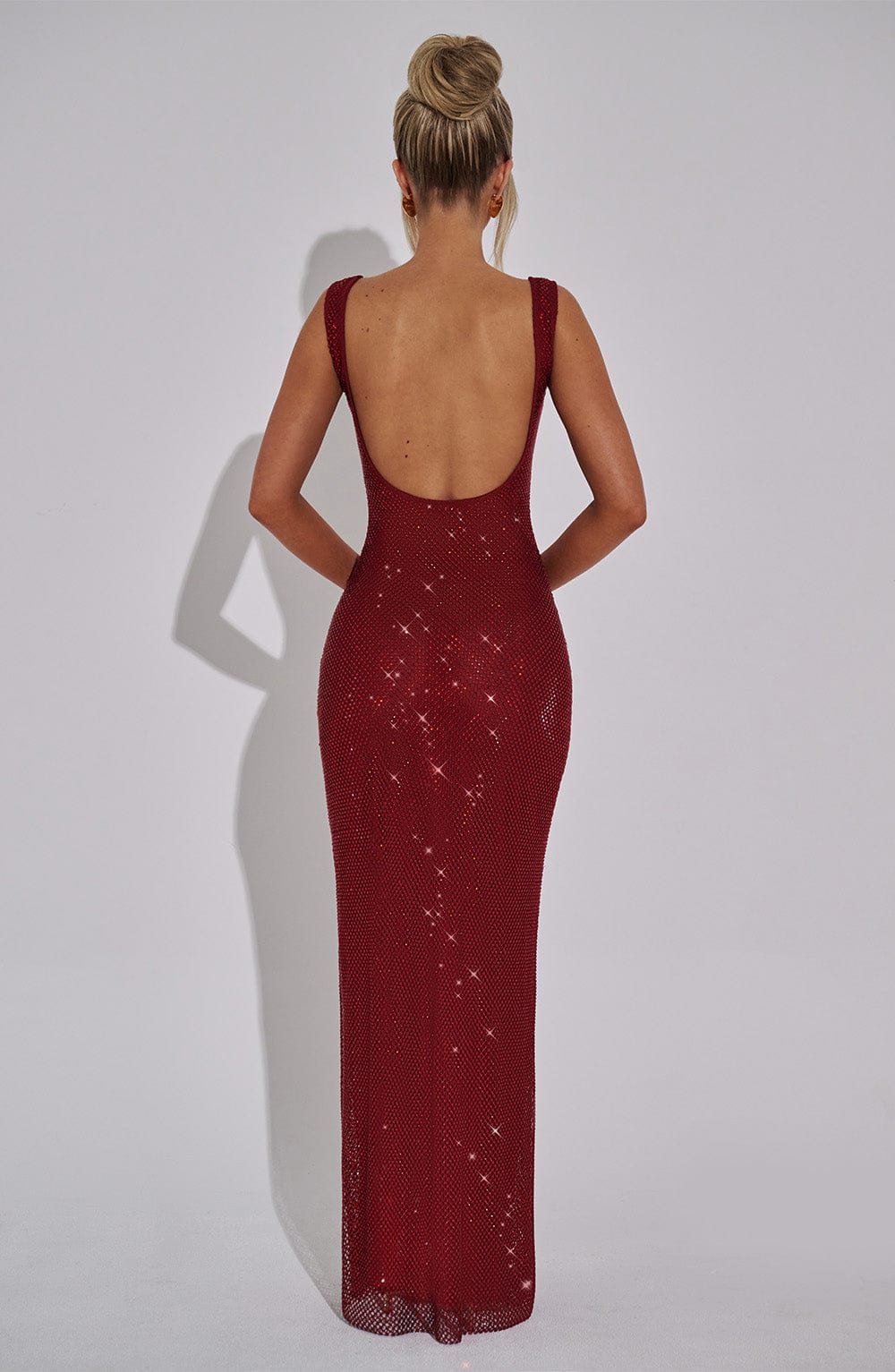 Vivienne – Elegante maxi glitter jurk