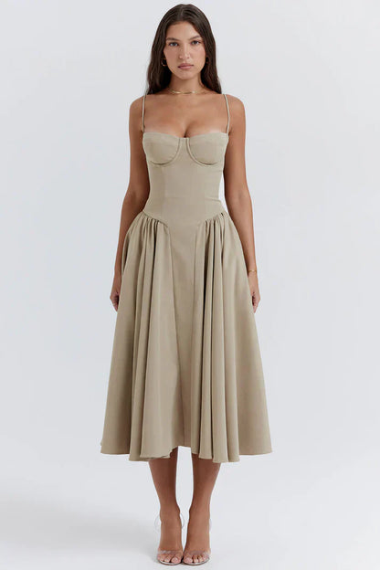 Corset Detail zomer jurk